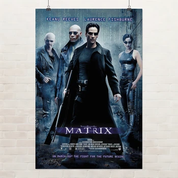 Постер Матрица, Matrix, культовые фильмы, A3 42×28 см (id0651)
