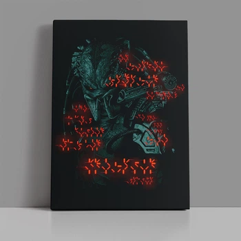 Інтер'єрна картина Хижак, Predator, фантастика, бойовик, 42×30 см (id7264)