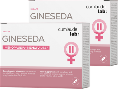 Suplement diety Cumlaude Gineseda 2 x 30 kapsułek (8428749011330)