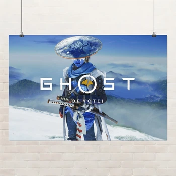 Постер Призрак Йотея, Ghost of Yotei, Япония, самурай, A1 60×90 см (id7169)
