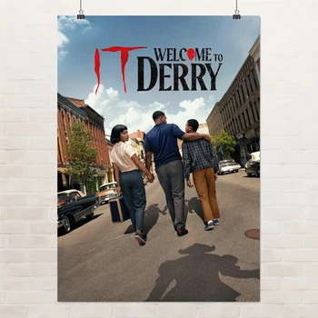 Постер Оно: Добро пожаловать в Дерри, It: Welcome to Derry, ужасы, Пеннивайз, Стивен Кинг, A3 42×30 см (id7218)