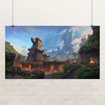 Постер Варкрафт, WoW, WarCraft, The War Within, Isle of Dorn, MMORPG, A3 24×42 см (id7194)