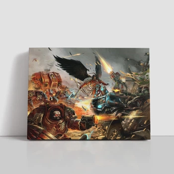 Інтер'єрна картина Вархаммер 40000, Warhammer 40000, W40K, дарк фентезі, 30×40 см (id7232)