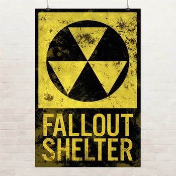 Постер Фаллаут, Fallout Shelter, постапокалипсис, фантастика, A1 90×60 см (id7255)