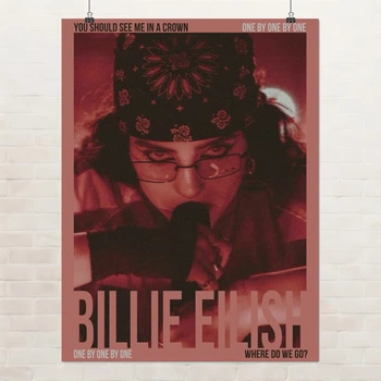 Постер Билли Айлиш, Billie Eilish, поп-музыка, A2 60×45 см (id7053)