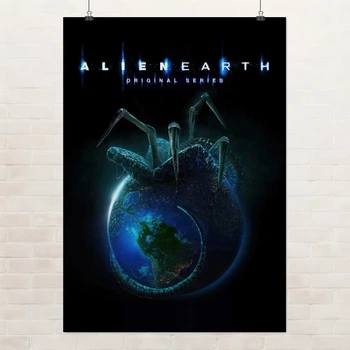 Постер Чужой:Земля, Alien:Earth, ужасы, сериал, ксеноморф, A3 42×30 см (id7065)