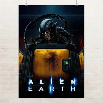 Постер Чужой:Земля, Alien:Earth, ужасы, сериал, ксеноморф, A3 42×30 см (id7067)