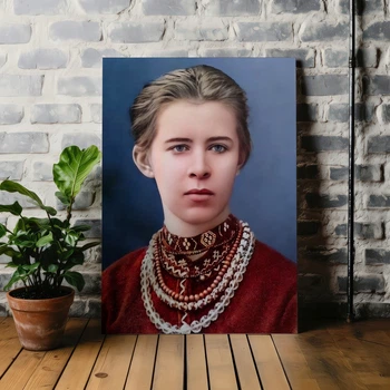 Інтер'єрна картина Леся Українка, 42×30 см (id5711)