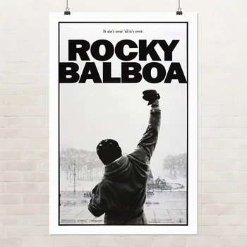 Постер Роккі, Rocky (1976), Сильвестр Сталлоне, культове кіно, A3 42×28 см (id1006)
