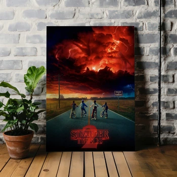 Интерьерная картина Очень Странные Дела, Stranger Things 2, постер по сериалу, 42×30 см (id1195)