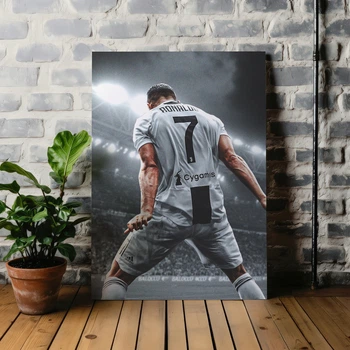 Интерьерная картина Футболист Криштиану Роналду, Cristiano Ronaldo, футболист, 42×30 см (id6256)