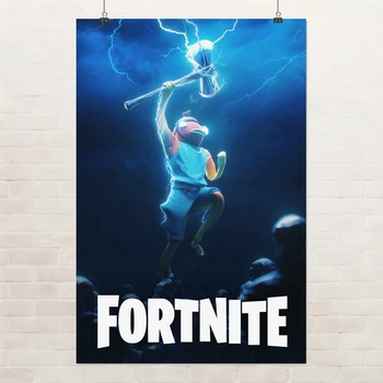 Постер Фортнайт, Карась, Fortnite, Fishstick, декор в комнату геймера, A3 42×28 см (id5511)