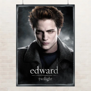 Постер Сумерки, Вампирская сага, Twilight (2008), Эдвард Каллен, A2 60×43 см (id0525)