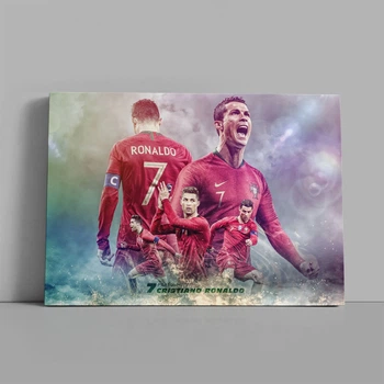 Интерьерная картина Футболист Криштиану Роналду, Cristiano Ronaldo, спорт, футбол, 30×42 см (id6931)