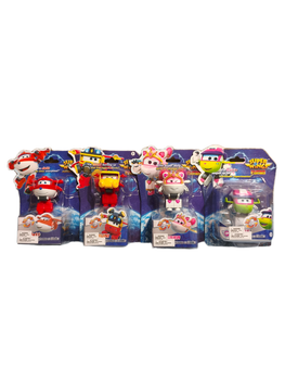 Набор игровых мини фигурок-трансформеров Super Wings (Супер Крылья) - 4 героя