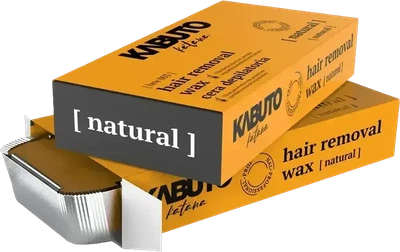 Пленочный воск для депиляции Kabuto Hair Removal Hard Wax Natural 500 г (8685077950568)