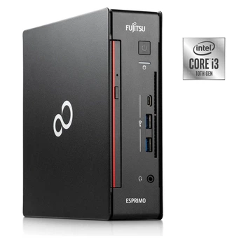 Неттоп Fujitsu Esprimo Q7010 Mini USFF / Intel Core i3-10100 (4 (8) ядра по 3.6 - 4.3 GHz) / 8 GB DDR4 / 128 GB SSD / Intel UHD Graphics 630 б/у