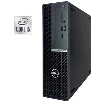ПК Dell OptiPlex 7080 SFF / Intel Core i5-10500 (6 (12) ядер по 3.1 - 4.5 GHz) / 8 GB DDR4 / 512 GB SSD / Intel UHD Graphics 630 / DVD-ROM б/у