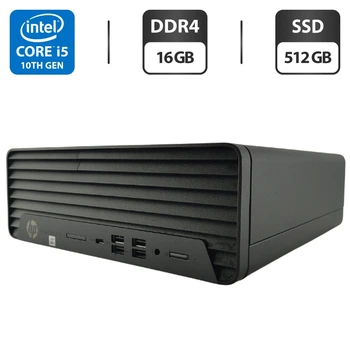 Компьютер HP ProDesk 600 G6 SFF / Intel Core i5-10400 (6 (12) ядер по 2.9 - 4.3 GHz) / 16 GB DDR4 / 512 GB SSD / Intel UHD Graphics 630 б/у