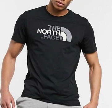 Чоловіча літня футболка The North Face з принтом 2XL чорна (MCF0000113)