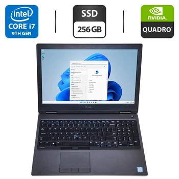 Мобильная рабочая станция Dell Precision 7540 / 15.6" (1920x1080) IPS / Intel Core i7-9850H (6 (12) ядер по 2.6 - 4.6 GHz) / 16 GB DDR4 / 256 GB SSD / nVidia Quadro T1000, 4 GB GDDR6, 128-bit б/у