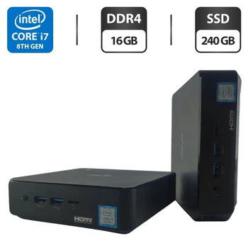 Неттоп Asus Chromebox 3 Mini PC USFF / Intel Core i7-8550U (4 (8) ядра по 1.8 - 4.0 GHz) / 16 GB DDR4 / 240 GB SSD / Intel UHD Graphics 620 / Wi-Fi б/у
