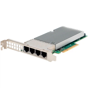Мережева карта Supermicro AOC-STG-i4T 10GbE RJ-45 — Мережева карта Supermicro AOC-STG-i4T 10GbE RJ-45 (Високий профіль, Б/в)