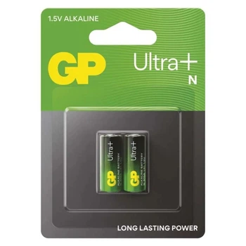 Батарейка лужна GP Ultra+ N/LR1 (GP910AUP-2GSBFB2), 1.5V, блістер 2шт