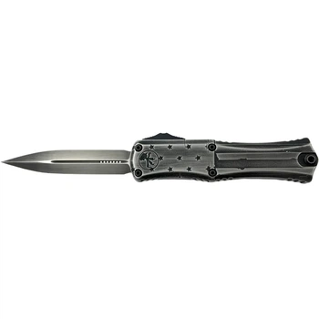 Нож Microtech Hera II Mini Double Edge Signature Series Dark Flag