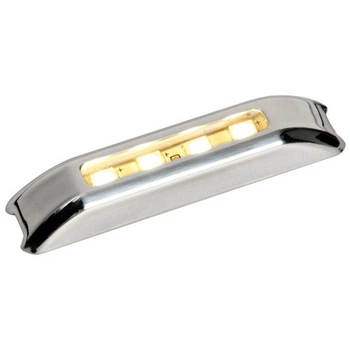 Светильник LED свет вниз белый накладной 12 / 24 В 0.5 / 1.2 Вт нержавеющая сталь IP67 3 светодиода (13.428.11)