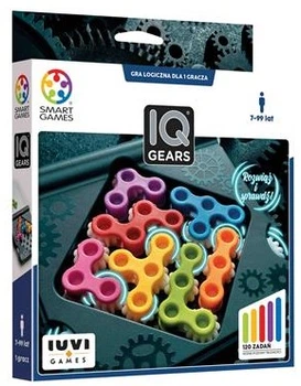 Logiczna gra planszowa dla dzieci IUVI Smart Games IQ Gears (SG307PL) (5904305462929)