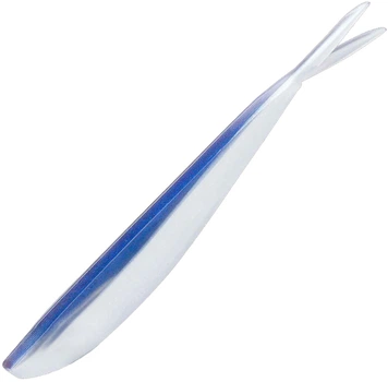 Силикон Lunker City Fin-S Fish 4 10 шт Methyl Blue/White (1102-40100)