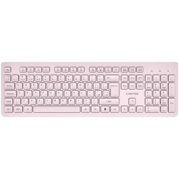 Клавиатура беспроводная Canyon HKB-W01, Beige (CNS-HKBW01BG)