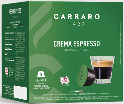 Кава у капсулах Carraro Crema Espresso Dolce Gusto