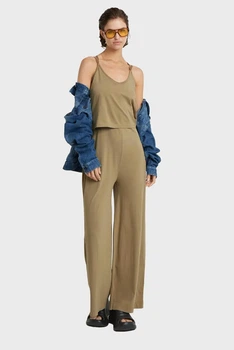 Жіночий бежевий комбінезон Spaghetti strap loose G-Star S D24576,C532