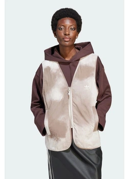 Жіночий бежевий жилет Zip-Up Vest нейлонова безрукавка повсякденна Розмір S