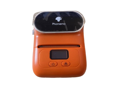 Принтер для термоэтикеток Label Maker Phomemo M110 портативный Оранжевый