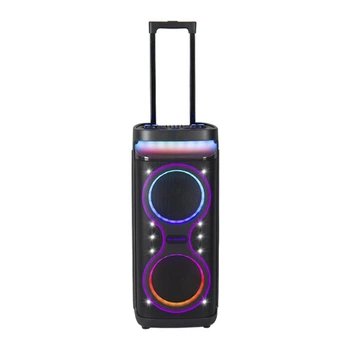 Переносная Bluetooth колонка KOLAV-D2835 с микрофонами и пультом Портативная акустика 40 Вт 8"