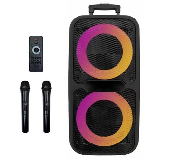 Акустическая переносная колонка ZXX-7575 250Вт 12" 80х39х33см USB/SD/FM/BT/TWS/2MIC/ДУ