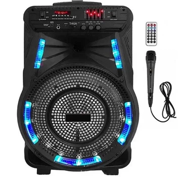 Акустическая переносная колонка ZXX-7373 40Вт 12" 53х35х28см TWS/USB/SD/FM/BT/MIC/ДУ