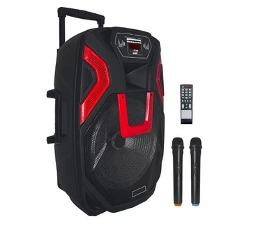 Акустическая переносная колонка ZXX-1503 60Вт 15" 69x44x36см USB/SD/FM/BT/2MIC