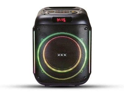 Акустична переносна колонка ZXX-5502 80Вт 8" 36х28х27 см TWS/FM/USB/TF/BT/REC/LED/1MIC