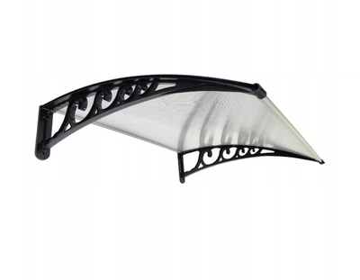 Козырек для двери из поликарбоната Metal-gum KlasK100x150 150 х 100 см навес для балкона Белый