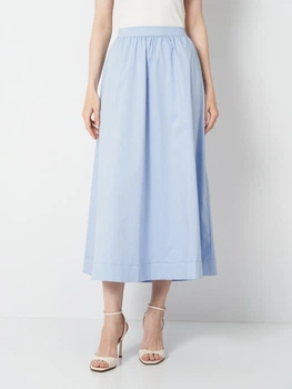 Спідниця міді літня жіноча Vero Moda 10346135 XL Brunnera Blue (5715871945019)