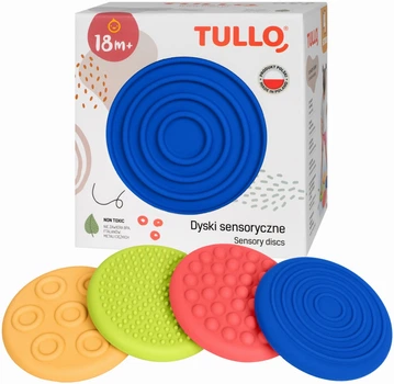 Сенсорные диски Tullo 20 см 4 шт (615)