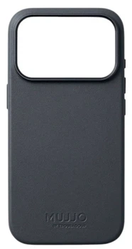 Etui Mujjo Full Leather Case MagSafe do Apple iPhone 17 Pro Grey (MUJJO-CL-061-BS)