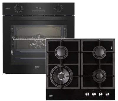 Комплект Духовой шкаф электрический Beko BBIS17300BCS + Варочная поверхность газовая Beko HILW 64225 S