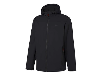 Куртка Softshell (софтшел) водоотталкивающая и ветрозащитная для мужчины Crivit BIONIC-FINISH® ECO 486785 L Черный