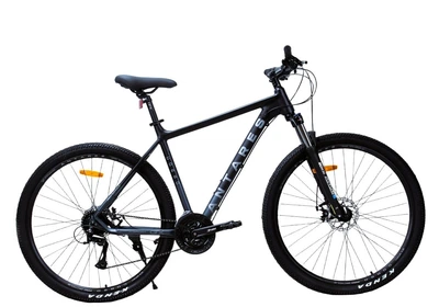 Велосипед Спортивный 29 дюймов Corso ANTARES AR-186 оборудование Shimano алюминиевая рама 19 дюймов 24 скоростей. Black and Grey (194597)