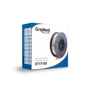 Проволока флюсовая GRADIENT E71T-GS 1,0 мм (5 кг)